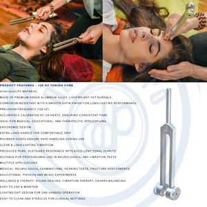Stimmgabel C128 Premium Medizinisches Diagnose instrument aus rostfreiem Stahl für neuro logische Vibrations-und Hörtests CE ISO - Product Image 6