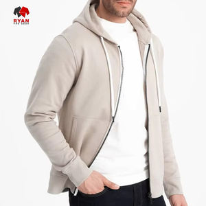 Pull-over à capuche décontracté pour hommes avec logo personnalisé Streetwear polaire respirant avec poches pour l'hiver - Product Image 4