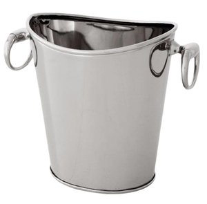 Fournitures de bar Seau à champagne à vin en acier inoxydable poli brillant pour 6 bouteilles Seau à champagne en métal Refroidisseur de bière - Product Image 4