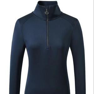 Suéteres cómodos de costura reforzada de estilo ecuestre transpirable de primera calidad para mujer, suéteres de montar ajustados para mujer - Product Image 1