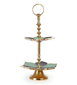 High Quality Metal Gold 2 tier <b>Cupcake</b> <b>Stand</b> in Best Price From India Custom Logo Available - Product Image 5