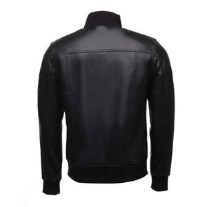 Chaquetas de cuero para hombre con cuello personalizado, ropa de invierno más vendida en línea, precio al por mayor, chaquetas de cuero para hombre - Product Image 2