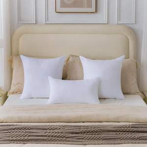 Almohadas Decorativas de Alta Calidad, 16x16, Blancas, de Poliéster No Tóxico, Estilo Americano, con Cierre de Cremallera, Tamaño Personalizado para Ropa de Cama y Hogar - Product Image 2