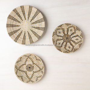 Paniers muraux décoratifs 3 tailles | Décor pour salon, chambre, cuisine | Artisanat Tienphong - Product Image 3