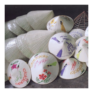 หมวกทรงกรวยเวียดนามน้ำหนักเบาทำด้วยมือระบายอากาศได้ดีเหมาะสำหรับกิจกรรมฤดูร้อนแผงขายของที่ระลึกชาวสวนผู้ขายกลางแจ้ง - Product Image 5