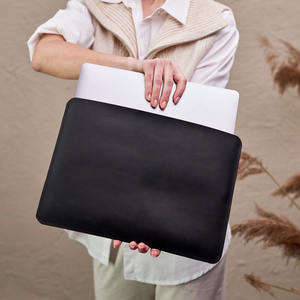 Bolsa de almacenamiento de viaje portátil duradera resistente al agua personalizada funda de portátil ligera moderna de cuero genuino de lujo de 2017 - Product Image 2