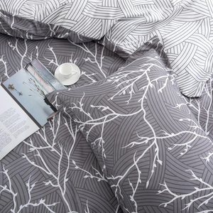 Hot Selling Popular Customized Soft Comfortable Microfiber Dyed Duvet Cover Sets for Home <b>Bedding</b> Set 100% Cotton Duvet Cover - Product Image 4