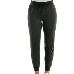 Meilleur prix vêtements pour femmes pantalons pantalons taille haute en coton grande taille pantalons pour femmes couleur unie avec poche tenue décontracté - Product Image 5