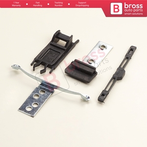 BSR507 4 Pieces Sunroof Shade Runner Slider Rail <b>Trim</b> Repair <b>Clips</b> for 3 Series E46 2003-2006 Facelift 54137134516 54138246025 - Product Image 4