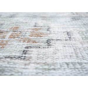 Tapis en laine noués à la main gris et noir vintage Pae-1264 – Nouveau tapis de salon rectangulaire à motifs abstraits pour couloir et maison - Product Image 3