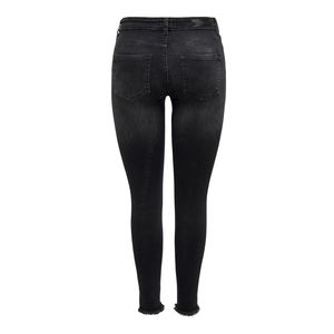 <b>Women's</b> Summer and Autumn New Medium <b>Waist</b> <b>Elastic</b> Pencil Black Denim <b>Jeans</b> Breathable Skinny Casual Style Pencil Pants - Product Image 4