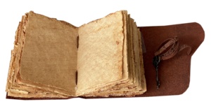 Cuaderno de cuero con tapa de papel Vintage, libro de llaves de cuero de sombras, diario antiguo hecho a mano, diario de cuero para bocetos - Product Image 2