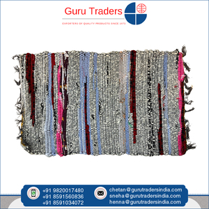 Experts dans la vente de tapis de porte en chindi à motif abstrait fait à la main personnalisables pour une utilisation intérieure et extérieure à un prix raisonnable - Product Image 5