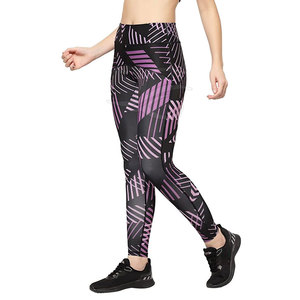 Legging de cintura alta para mujer, con efecto push-up Pantalones deportivos, patrón sólido, talla grande, tipo de cintura media - Product Image 3