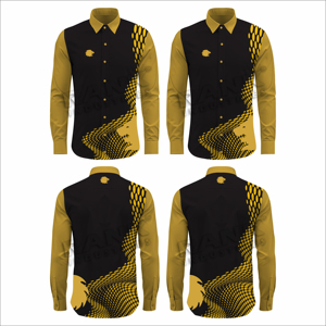เสื้อเชิ้ตลำลองเข้ารูปสำหรับผู้ชายเสื้อเชิ้ตลำลองคอปกแบบพับลงพร้อมผ้าใส่สบาย - Product Image 6