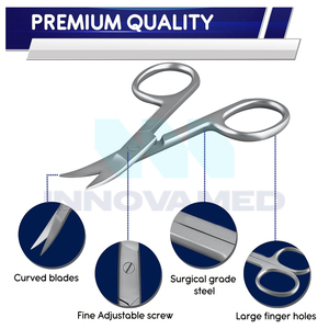 Affordable Price Russian Cuticle Scissors Premium Quality Good Supplier Durable Non Slip Manicure Instrument For Personal Care - Product Image 4