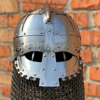 Casque de Guerrier Viking en Maille de Chaîne pour Armure de Combat - Maille de Chaîne Industrielle en Acier à Haute Teneur en Carbone SCA Lap DIY ODM Personnalisable SAZ ENTERPRISES