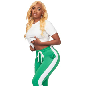 ชุดติดตามเสื้อยืดลำลองสำหรับผู้หญิง-ทันสมัยและสะดวกสบาย-เหมาะสำหรับกีฬาฟิตเนสและการพักผ่อน - Product Image 1