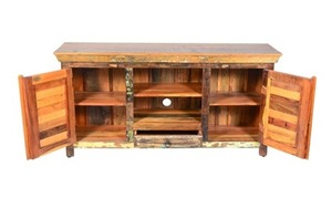 KRISHNA INTERNATIONAL-Armoire modulaire de grande capacité en bois recyclé, écologique et moderne, garantie de 3 ans, pour le salon et l'hôtel - Product Image 5