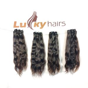 Extensions lâches indiennes de vague profonde de paquet de cheveux naturels crus de double trame de machine vierge non traitée - Product Image 5