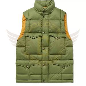 Chaqueta Acolchada Personalizada para Hombre, con Revestimiento, Cuello Alto, Múltiples Bolsillos, Impermeable, Cortavientos, Ecológica, con Logotipo Frontal para Invierno - Product Image 1