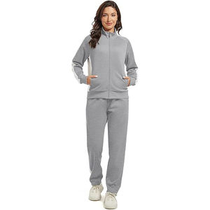 Chándales de Buena Calidad para Mujer, Chándal de Moda con Logotipo Personalizado, Chándal Ligero de Algodón para Mujer a Bajo Precio - Product Image 2