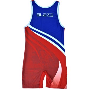 Maillots de lutte américains respirants tricotés sur mesure OEM pour femmes et hommes style High Street - Product Image 2