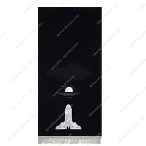 Funda para Pedestal de Caballería Masónica Bordada a Mano con Tres Hilos de Oro, Conjunto Premium BAHOO EMBROIDERS - Product Image 5