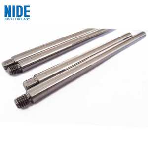 เพลามอเตอร์แบบกำหนดเอง OEM เหล็กกลึง CNC สำหรับเพลาโรเตอร์อาร์เมเจอร์ - Product Image 4