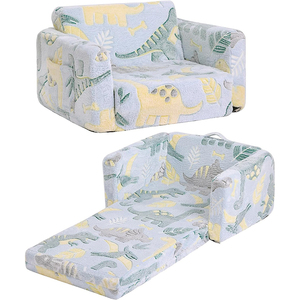 Canapé-lit pour enfants en gros 2-en-1 convertible, lit de repos pour tout-petits, canapé de jeu Sherpa extra large <span class=keywords><strong>pliable</strong></span> pour garçons et filles - Product Image 5