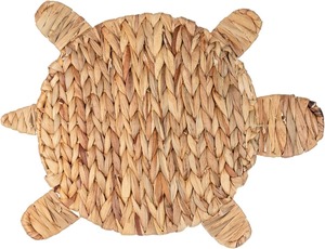 แผ่นรองผักตบชวารูปเต่าเสื่อทอเป็นมิตรต่อสิ่งแวดล้อม - Product Image 2