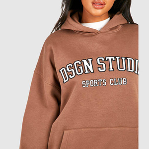 Vente en gros de sweats à capuche imprimés pour femmes sweats graphiques doublés en polaire avec capuche à cordon de serrage et manches longues pour l'hiver et l'automne - Product Image 2