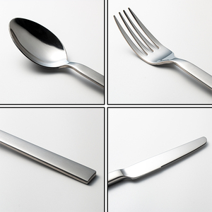 Cấp thực phẩm Châu Âu Bộ đồ ăn vaisselle dĩa và thìa đặt muỗng dao nĩa đặt 24 cái thiết lập dao kéo cho Đảng - Product Image 2