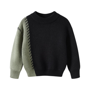 Suéter Elástico de Punto para Niños, Fabricante OEM, Algodón Suave, Transpirable, Ecológico, Antibolitas, Jersey Cálido de Invierno, Suministro al por Mayor - Product Image 2