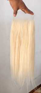 Extensiones de trama de máquina de cabello humano liso natural Rubio de alta calidad-Cabello Humano - Product Image 4