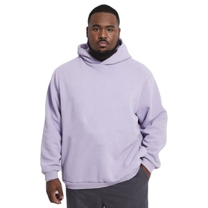 OEM luxe 100% coton pull sweat surdimensionné lourd 400 GSM sweat à capuche pour hommes personnalisable impression polaire à capuche taille hiver - Product Image 1