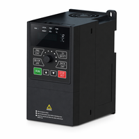 Variateur de fréquence AC 0,75 kW-37 kW 220 V 380 V, 50 Hz à 60 Hz, onduleur VFD basse fréquence monophasé vers triphasé