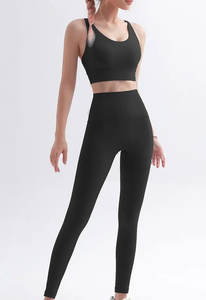 2023 conjuntos de Fitness de gimnasio cómodos de talla grande para mujer, Sujetador deportivo transpirable sin costuras y ropa de Yoga para gimnasio, Fitness, Yoga - Product Image 4