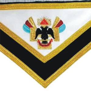 Dernier design, insignes maçonniques brodés, maître maçon, badges, artisanat, rang provincial, officiers, tenue complète, grand rang, aimant - Product Image 3