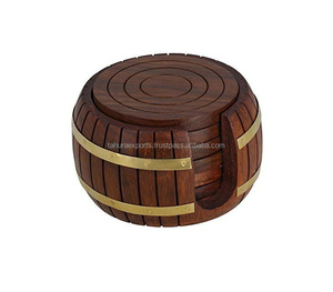 Posavasos de madera de mango de Acacia de la mejor calidad para cocina y mesa, nuevo diseño elegante, decoración del hogar para uso en bodas - Product Image 1