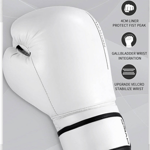 ถุงมือชกมวย Pu การฝึกอบรม unisex MMA มาวีไทยต่อสู้ถุงมือคุณภาพระดับพรีเมียมสําหรับการเจาะวัสดุหนัก - Product Image 3