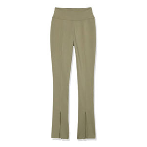 Pantalon évasé à la mode pour femmes, taille personnalisée, couleur unie, bas en soie, taille basse, fermeture à cordon extensible, logo, nouveauté 2025 - Product Image 1