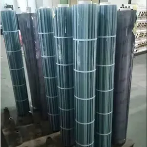 Starre PVC-durchsichtige Kunststoff platten 0,2mm dick Transparente PVC-Folie PVC-Kristall mit weißen Streifen