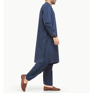Vêtements ethniques entièrement personnalisés en coton réversible toutes saisons pour hommes Shalwar Kameez Mariage Décontracté Haute qualité Séchage rapide Anti-froissement - Product Image 3