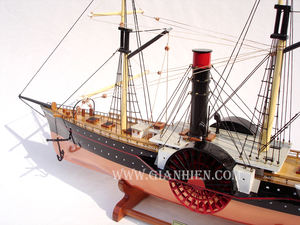 Gia Nhien Manufacturer's Custom Design High Quality Tall Ship <b>Model</b> for Home Decor Low MOQ Central America SS with <b>Wood</b> Material - Product Image 6