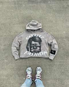 Sudaderas con capucha para hombre más vendidas con nuevo diseño, ajuste de gran tamaño, cremallera completa, hecho en Pakistán, MOQ bajo, serigrafía al por mayor - Product Image 4