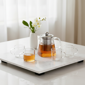 Teiera in Vetro Borosilicato da 350ml, 550ml, 950ml con Filtro in Acciaio Inox <span class=keywords><strong>per</strong></span> Tè Sfuso - Product Image 2