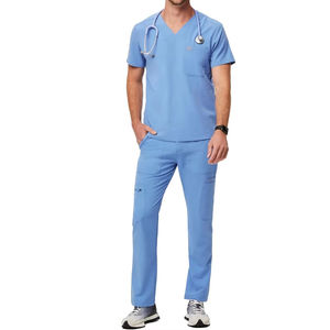 Vêtements d'hôpital en gros 2026, ensembles d'uniformes, ensembles de blouses d'infirmière en spandex pour hommes, uniformes d'infirmière, blouses médicales pour hommes - Product Image 1