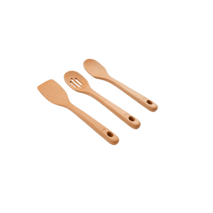 Juego de cubiertos de madera de diseño clásico de aspecto Premium con Mango a prueba de calor para cocina de hotel y uso de mezcla de alimentos de la India - Product Image 5