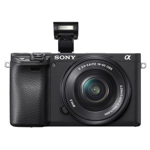 16-50mm Lens Mirrorless <b>Camera</b> 64GB Memory Card Tripod <b>Filters</b> Hood Grip Video Photo Editing Software Kit Bundle Body Type CMOS - Product Image 2